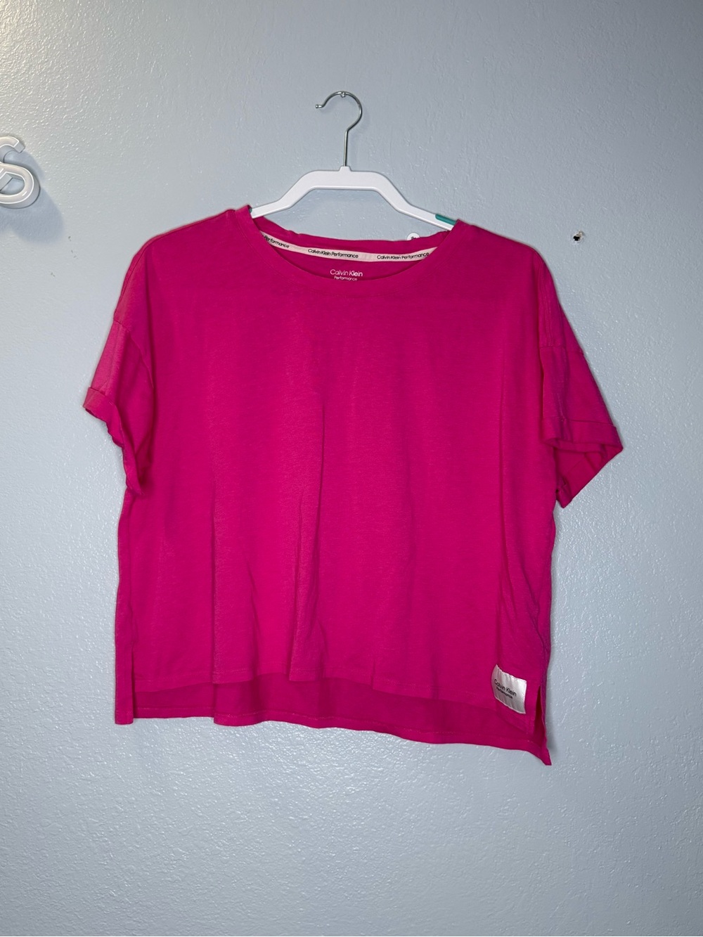 Calvin Klein Oversized Cropped Tee
